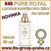846 FM GROUP DÁMSKÝ luxusní parfém PURE ROYAL 50 ML