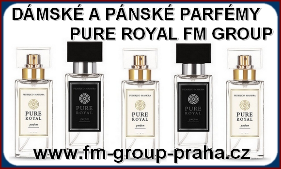 LUXUSNÍ PARFÉMY PRO ŽENY A MUŽE PURE ROYAL FM GROUP