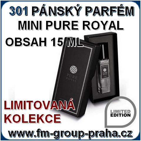 301 FM MINI PURE ROYAL PÁNSKÝ LUXUSNÍ PARFÉM