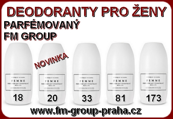 DEODORANTY PRO ŽENY FM GROUP