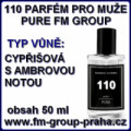 110 FM Group PURE Pánský parfém