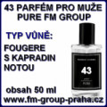 43 FM Group PURE PÁNSKÝ PARFÉM
