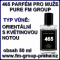 465 FM GROUP PURE Pánský parfém