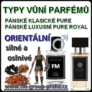 PÁNSKÉ PARFÉMY TYPY VŮNĚ ORIENTÁLNÍ