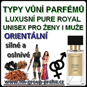 UNISEX PURE ROYAL PARFÉMY TYPY VŮNÍ ORIENTÁLNÍ