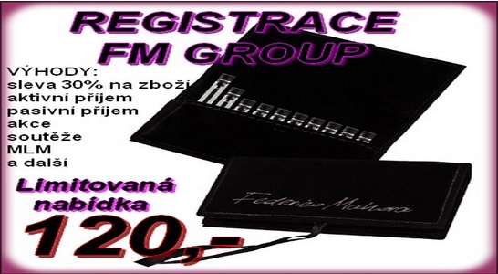 FM Group Praha Registrace Nový tester pouze 120 Kč