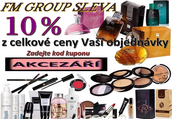 FM GROUP PRAHA 10% SLEVA NA PRODUKTY