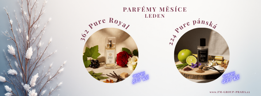 Parfémy měsíce - leden