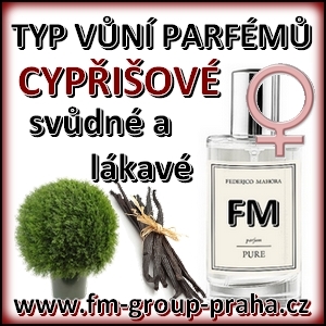 Typ vůní parfému fm group